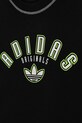Παιδικό βαμβακερό μακρυμάνικο adidas Originals μαύρο JX5270