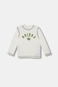 Παιδικό βαμβακερό μακρυμάνικο adidas Originals JX5271 λευκό AW25