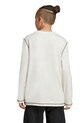 Детска блуза с дълги ръкави adidas Originals бял JX5271