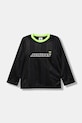 adidas Originals longsleeve dziecięcy JV7793 czarny AW25