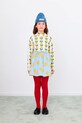 Tinycottons longsleeve dziecięcy APPLES RIB MOCKNECK beżowy AW25.238