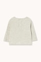 Tričko s dlhým rukávom pre bábätká Tinycottons PUPPY GRAPHIC BABY TEE AW25.321 sivá AW25
