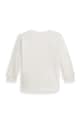 Polo Ralph Lauren longsleeve din bumbac pentru bebeluși 320P00513001 alb AW25