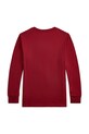 Otroška bombažna majica z dolgimi rokavi Polo Ralph Lauren 323981265001 rdeča AW25