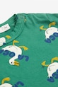 Chlapec Detské bavlnené tričko s dlhým rukávom Bobo Choses La Oca 225AB037 zelená