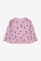 Bobo Choses longsleeve din bumbac pentru bebeluși Game Pawns print violet 225AB039
