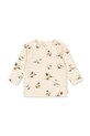 Konges Sløjd longsleeve niemowlęcy BASIC BLOUSE GOTS wzorzyste beżowy KS103701.9BYA