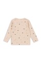 Konges Sløjd longsleeve bawełniany dziecięcy ELLA LS TEE GOTS KS103799.9BYA beżowy AW25