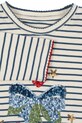 Konges Sløjd longsleeve bawełniany dziecięcy LIN LS TEE GOTS multicolor KS103859.9BYA