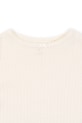 Chłopiec Konges Sløjd longsleeve bawełniany dziecięcy MINNIE BLOUSE GOTS KS103915.9BYA beżowy