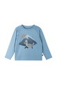 Reima maglietta a maniche lunghe per bambini Kouluun sovrastampa blu 5200376A.9BYA