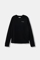 Columbia longsleeve dziecięcy Tech Trail aplikacja czarny 2135011