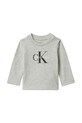 Лонгслив для младенцев Calvin Klein Jeans с эластаном серый IN0IN00335.9BYA