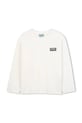 Kenzo Kids longsleeve din bumbac pentru copii imprimeu alb K61496.114.150