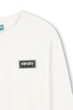 Chłopiec Kenzo Kids longsleeve bawełniany dziecięcy K61496.162 biały