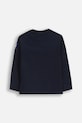 Хлопковый детский лонгслив Coccodrillo ZC5143102ABK тёмно-синий AW25
