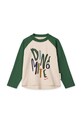 Liewood longsleeve bawełniany dziecięcy Ellington Placement T-shirt LW20083.9BYA beżowy AW25