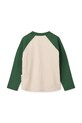 Chłopiec Liewood longsleeve bawełniany dziecięcy Ellington Placement T-shirt LW20083.9BYA beżowy