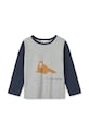 Детска блуза с дълги ръкави Liewood Apia Placement Longsleeve T-shirt LW20213.9BYA сив AW25