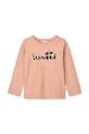 Детска блуза с дълги ръкави Liewood Apia Placement Longsleeve T-shirt LW20213.9BYA оранжев AW25