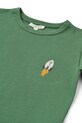 Liewood longsleeve bawełniany dziecięcy Apia Placement Longsleeve T-shirt zielony LW20213.9BYA