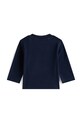 Tommy Hilfiger longsleeve z bawełną niemowlęcy KN0KN02058.9BYA granatowy AW25