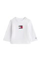 Tommy Hilfiger longsleeve niemowlęcy nadruk biały KN0KN02128.9BYA