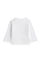 Tommy Hilfiger longsleeve bebeluși KN0KN02128.9BYA alb AW25
