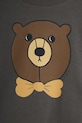 Chłopiec Mini Rodini longsleeve dziecięcy Bear 25720106 szary