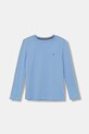 Дитячий бавовняний лонгслів Tommy Hilfiger 2-pack бавовна блакитний UK0UK00077.9BYA