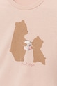Κοριτσίστικα Βρεφικό βαμβακερό μακρυμάνικο United Colors of Benetton 3ATNA106L.W.seasonal μπεζ