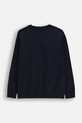 Otroška bombažna majica z dolgimi rokavi Coccodrillo ZC5143103MER mornarsko modra AW25