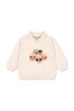 Konges Sløjd longsleeve bawełniany dziecięcy SPOTTY LS POLO GOTS KS105184.9BYA beżowy AW25
