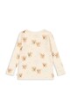 Chłopiec Konges Sløjd longsleeve bawełniany dziecięcy MINNIE BLOUSE GOTS KS105190.9BYA beżowy