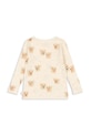 Chłopiec Konges Sløjd longsleeve bawełniany dziecięcy MINNIE BLOUSE GOTS KS105190.9BYA beżowy