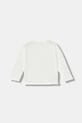United Colors of Benetton longsleeve bawełniany niemowlęcy 3ATNA106R.W.Seasonal biały AW25
