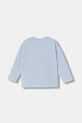 United Colors of Benetton longsleeve bawełniany niemowlęcy 3ATNA106R.W.Seasonal niebieski AW25