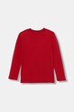 Otroška bombažna majica z dolgimi rokavi United Colors of Benetton 3ATNC10RK.G.Seasonal rdeča AW25