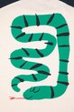 Dječja pamučna majica dugih rukava Bobo Choses Snake bijela 225BC002