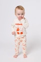 Bobo Choses longsleeve bawełniany niemowlęcy Rolling dog 225FB001
