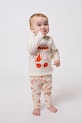 Bobo Choses longsleeve bawełniany niemowlęcy Rolling dog 225FB001