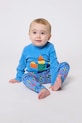 Bobo Choses longsleeve niemowlęcy Wooden Toy niebieski 225FB002