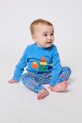Bobo Choses longsleeve niemowlęcy Wooden Toy 225FB002 niebieski