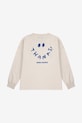 Chłopiec Bobo Choses longsleeve bawełniany dziecięcy Thanks 225FC001 beżowy