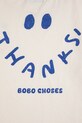 Bobo Choses longsleeve bawełniany dziecięcy Thanks 225FC001 beżowy