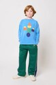 Bobo Choses longsleeve dziecięcy Wooden Toy niebieski 225FC002