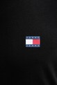 Tommy Jeans pamut hosszúujjú fekete DM0DM21591