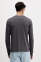 Odzież Tommy Jeans longsleeve bawełniany DM0DM21594 szary