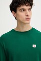 Calvin Klein Jeans longsleeve bărbătesc cu bumbac verde LV040EM217