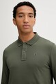 Tommy Jeans longsleeve bawełniany zielony DM0DM20232